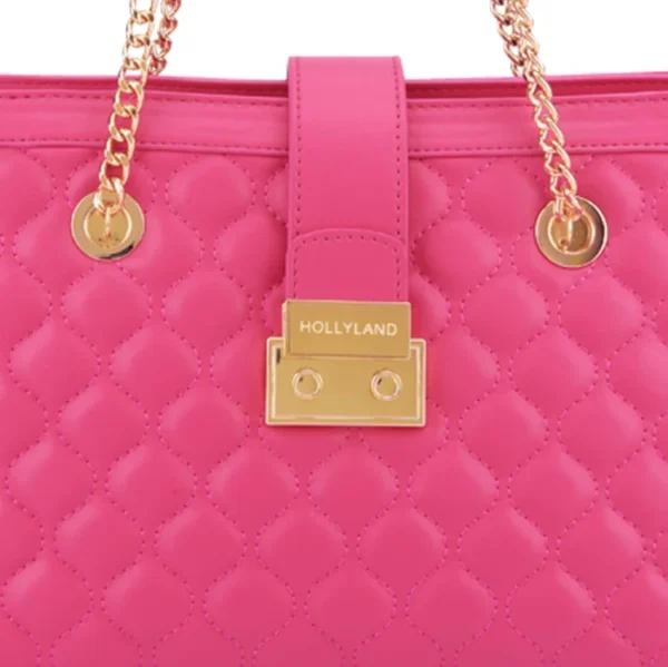 Bolso Crossbody Rosa con Broche!!!