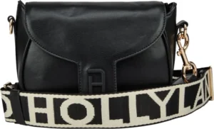 Bolsa de Hombro HOLLYLAND en Piel Sintética Negra!!!