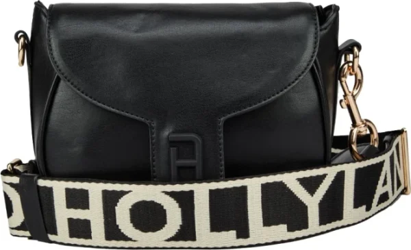 Bolsa de Hombro HOLLYLAND en Piel Sintética Negra!!!