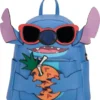 Mini Mochila Stitch con Gafas y Piña