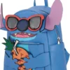 Mini Mochila Stitch con Gafas y Piña
