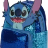 Minimochila Stitch con Lentejuelas