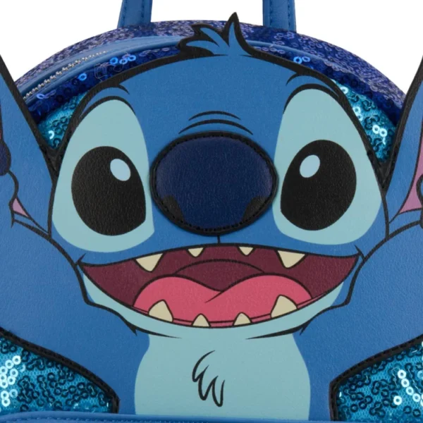 Minimochila Stitch con Lentejuelas