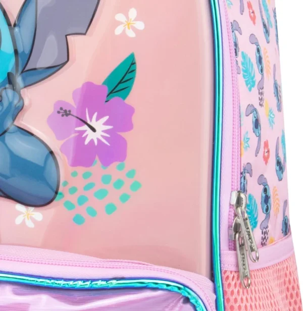 Mochila Escolar Holográfica de Stitch