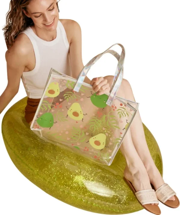 Bolsa Tote de Playa Transparente