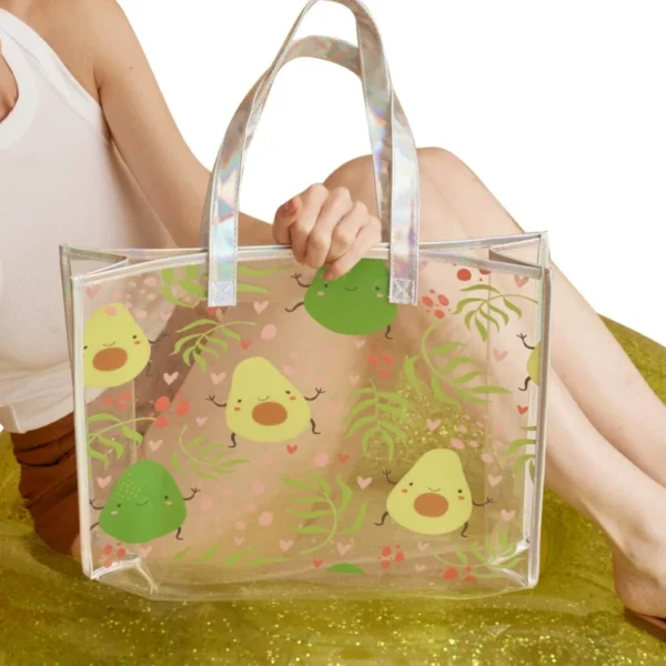 Bolsa Tote de Playa Transparente